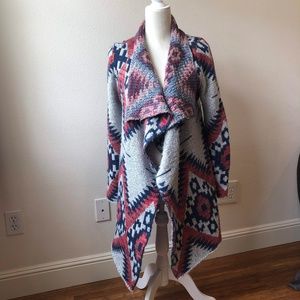 Colorful blanket sweater
